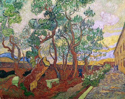 Ogród Szpitala św. Pawła w St. Remy, 1889 autorstwa Vincent van Gogh