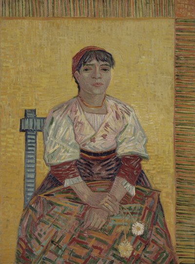 Włoszka, 1887 autorstwa Vincent van Gogh