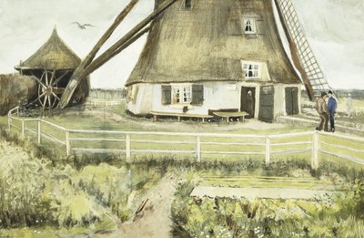 Młyn, 1881 autorstwa Vincent van Gogh