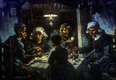 Zjadacze ziemniaków, 1885 autorstwa Vincent van Gogh