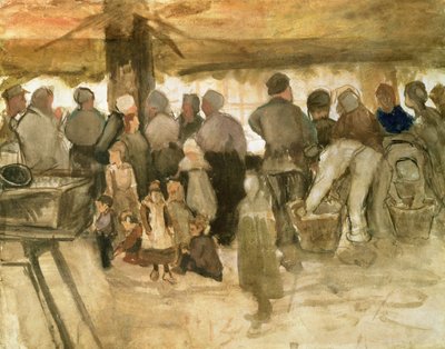 Targ Ziemniaczany, 1882 autorstwa Vincent van Gogh