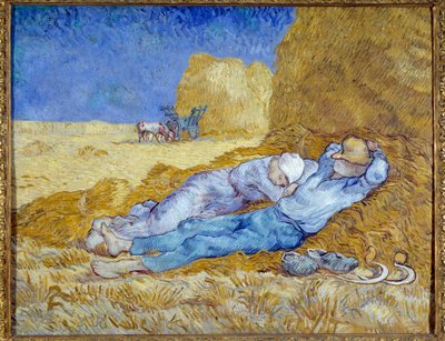Południk lub sjesta (od prosa) autorstwa Vincent van Gogh