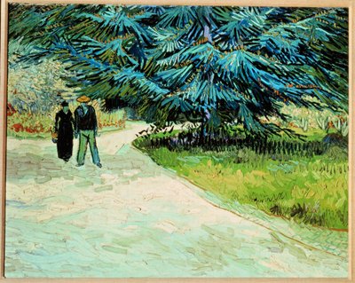 Ogród poety, Arles (olej na płótnie) autorstwa Vincent van Gogh