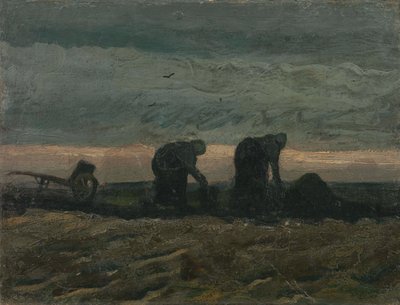Dwie kobiety na wrzosowisku autorstwa Vincent van Gogh