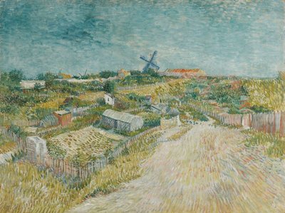 Ogrody warzywne na Montmartre autorstwa Vincent van Gogh