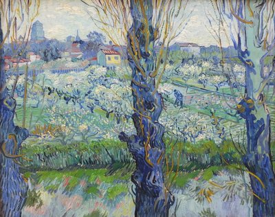 Widok na Arles, kwitnące sady autorstwa Vincent van Gogh