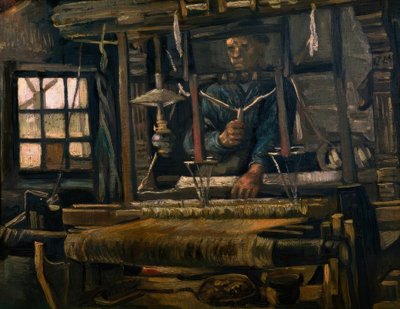 Weber am Webstuhl autorstwa Vincent van Gogh