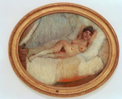 Naga kobieta na łóżku autorstwa Vincent van Gogh