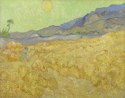 Pole pszenicy ze żniwiarzem autorstwa Vincent van Gogh