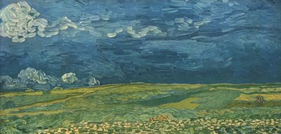 Pola pszenicy pod burzowymi chmurami, lipiec 1890, 1947. autorstwa Vincent van Gogh