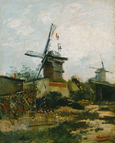 Wiatraki na Montmartre autorstwa Vincent van Gogh
