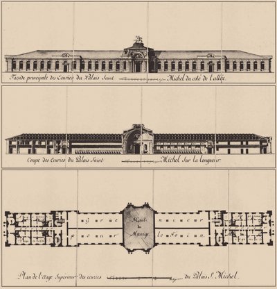 Zamek św. Michała w Petersburgu, 1797 r. autorstwa Vincenzo Brenna