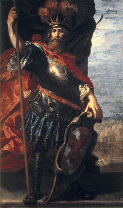 Portret króla Wizygotów Athaulfa autorstwa Vincenzo Carducci
