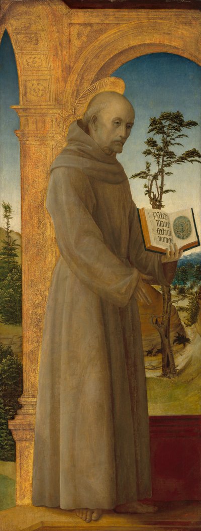Św. Bernardyn ze Sieny, c. 14951500. autorstwa Vincenzo Foppa
