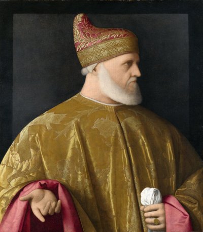 Portret doża, Andrea Gritti (1455-1538) olej na płótnie, ok. 1530 autorstwa Vincenzo di Biagio Catena