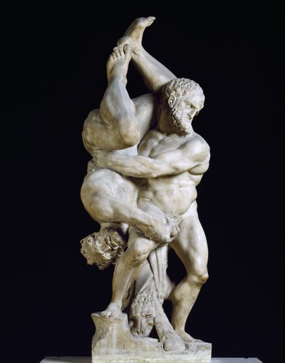 Herkules i Diomedes - Zapaśnicy autorstwa Vincenzo di Raffaello de Rossi