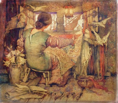 Penelope (akwarela na papierze) autorstwa Violet Brunton