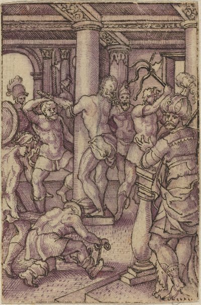 Chrystus w kolumnie autorstwa Virgil Solis