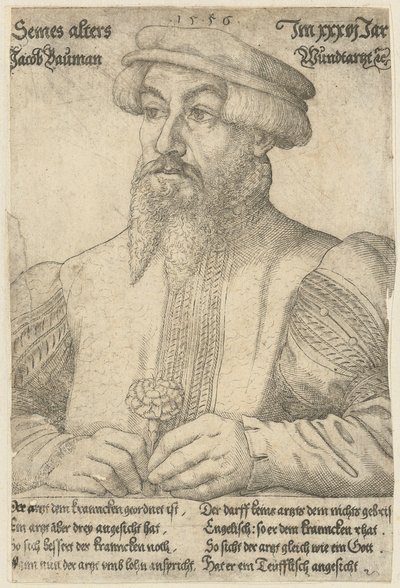 Portret Jakoba Baumanna autorstwa Virgil Solis