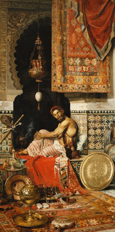 Znacznik arabski, 1889 autorstwa Virgilio Mattoni de la Fuente