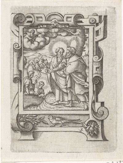 Exodus uczniów autorstwa Virgilius Solis