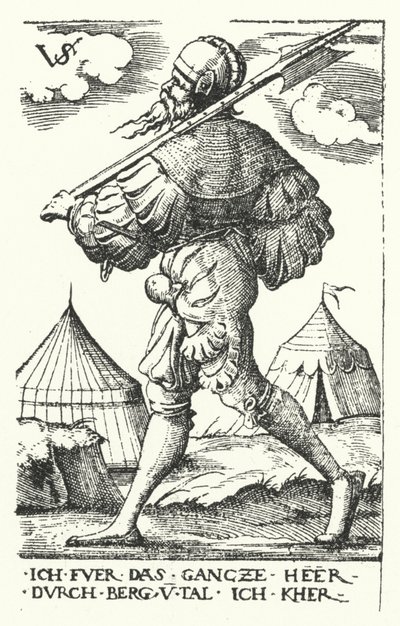 Landsknecht autorstwa Virgilius the elder Solis