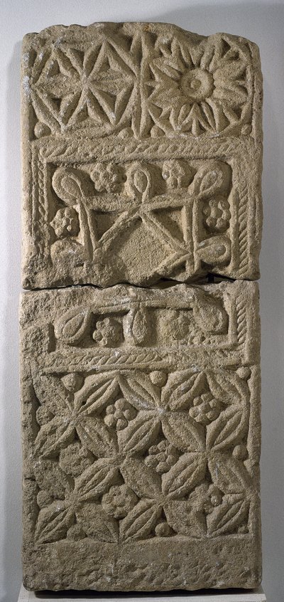 Wizygocki nagrobek, V-VI wiek autorstwa Visigothic