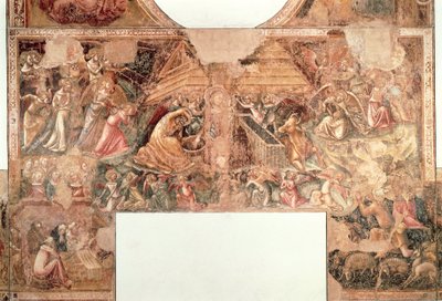 Szopka, Bolonia, Vitale da Bologna (świeża) autorstwa Vitale da Bologna
