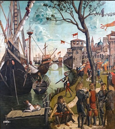 Przyjazd do Kolonii autorstwa Vittore Carpaccio