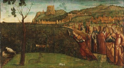 Carpaccio - Metamorfoza Alcyone, ok. 1502-1507 r. autorstwa Vittore Carpaccio