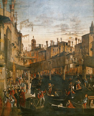 Cud relikwii Krzyża Świętego na Campo San Lio w Wenecji (obraz) autorstwa Vittore Carpaccio