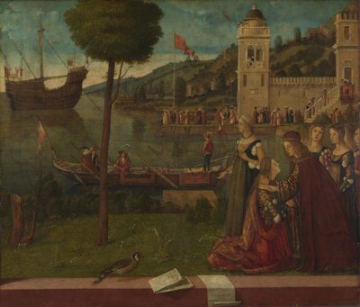 Odejście Ceyx, c. 1502-1507 autorstwa Vittore Carpaccio