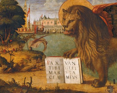 Lew św. Marka – Vittore Carpaccio (ok. 1465-1525 lub 1526) autorstwa Vittore Carpaccio
