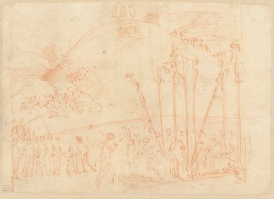 Męczeństwo dziesięciu tysięcy autorstwa Vittore Carpaccio