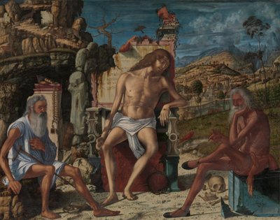 Medytacja Męki Pańskiej, ok. 1490 (olej i tempera na drewnie) autorstwa Vittore Carpaccio