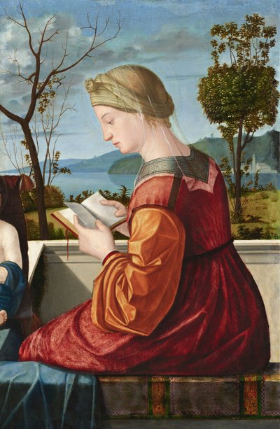 Dziewicze czytanie autorstwa Vittore Carpaccio