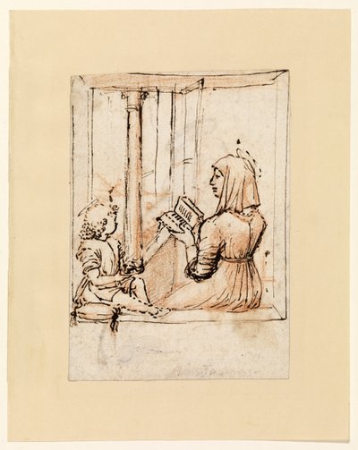 Najświętsza Maryja Panna czytająca Dzieciątku Chrystus autorstwa Vittore Carpaccio