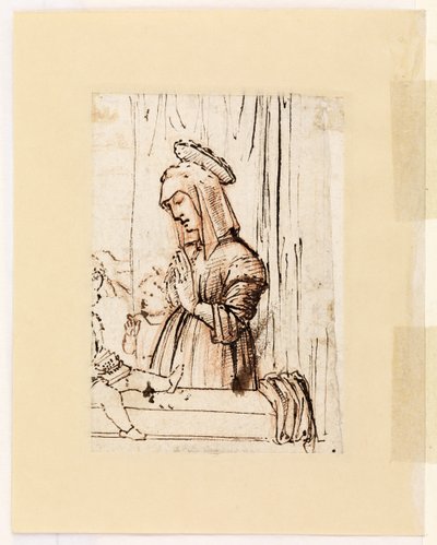 Dziewica adorująca Dzieciątko Chrystus ze św. Janem, koniec lat 80. - początek lat 90. autorstwa Vittore Carpaccio