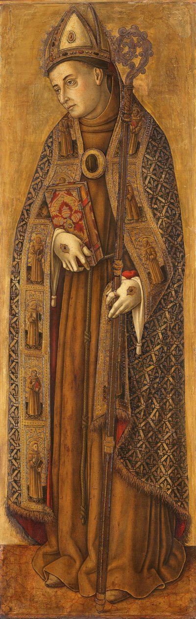 Św. Ludwik Francji autorstwa Vittore Crivelli