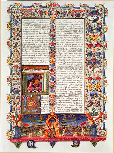 Strona rękopisu Biblii Borso d