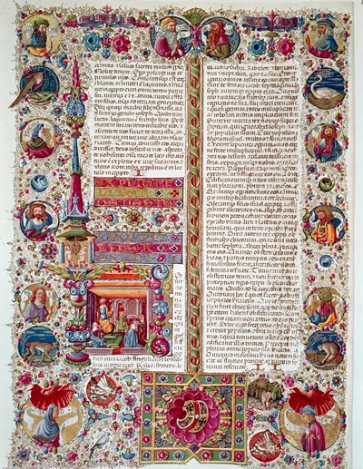 Strona rękopisu Biblii Borso d