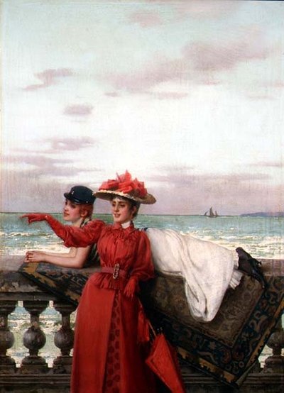 Daydreamers (jeden z pary) autorstwa Vittorio Matteo Corcos