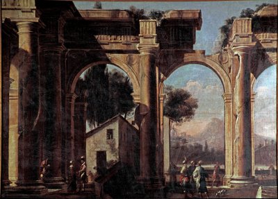 Krajobraz z ruinami Obraz Viviano Codazzi (1604-1670) XVII wiek Dim 100x132 cm Wenecja, Museo Correr, n 1037 autorstwa Viviano Codazzi