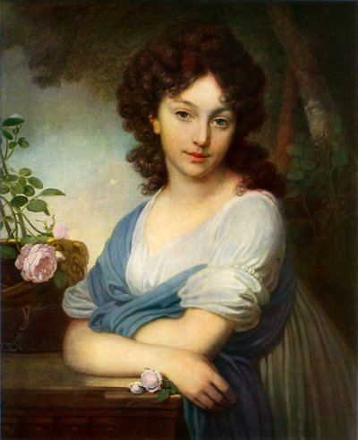 „Portret Eleny Aleksandrownej Naryszkin”, 1799, 1965. autorstwa Vladimir Borovikovsky