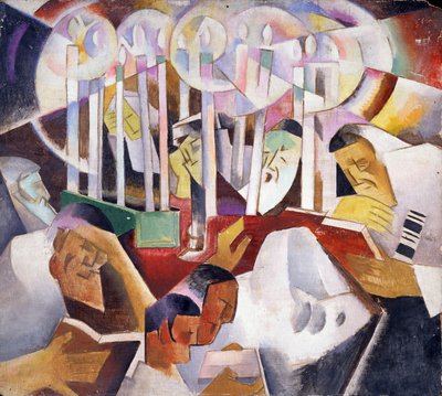 Świece i figurki autorstwa Daniel Vladimir Baranoff Rossine