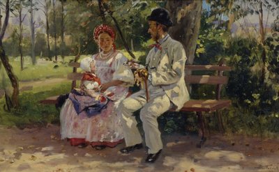 Na Bulwarze, 1894 autorstwa Vladimir Egorovic Makovsky