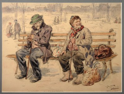 Pesymista i optymista, 1893-1919 autorstwa Vladimir Egorovic Makovsky