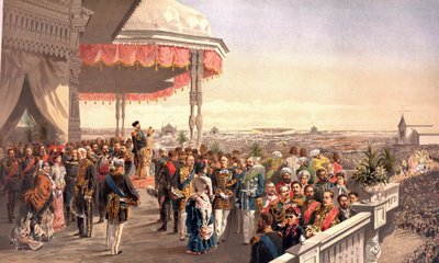 Uroczystości publiczne po koronacji cesarza Aleksandra III na polu Chodynki (Z albumu koronacyjnego) przez Włodzimierza Jegorowicza Makowskiego (1846-1920) autorstwa Vladimir Egorovic Makovsky