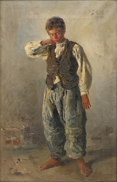 Młody urwis, 1883 autorstwa Vladimir Egorovic Makovsky