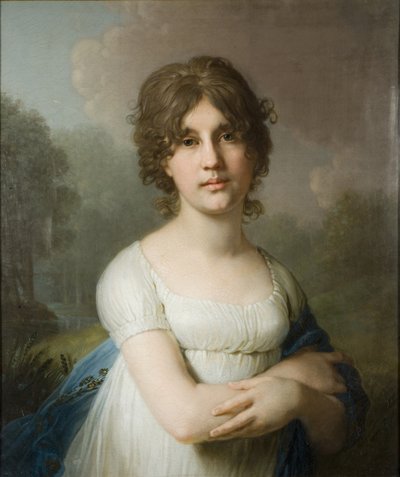 Portret hrabiny Jekateryny Gawriiłowej Gagariny 1783-1861, 1801 autorstwa Vladimir Lukich Borovikovsky